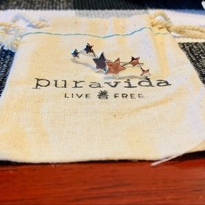 Brand New Pura Vida Star Climber Earrings